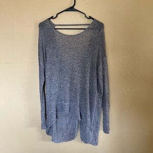 Gray Women's Long Sleeve Top
